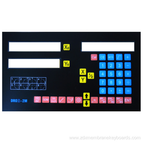 Waterproof pushbutton Custom LCD Membrane Keypad